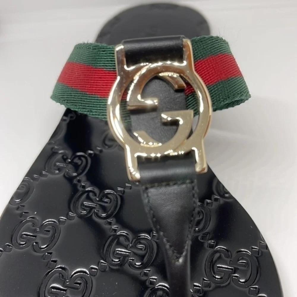 Gucci‎ NEW leather sandals authentic 100%​ - Picture 8 of 14